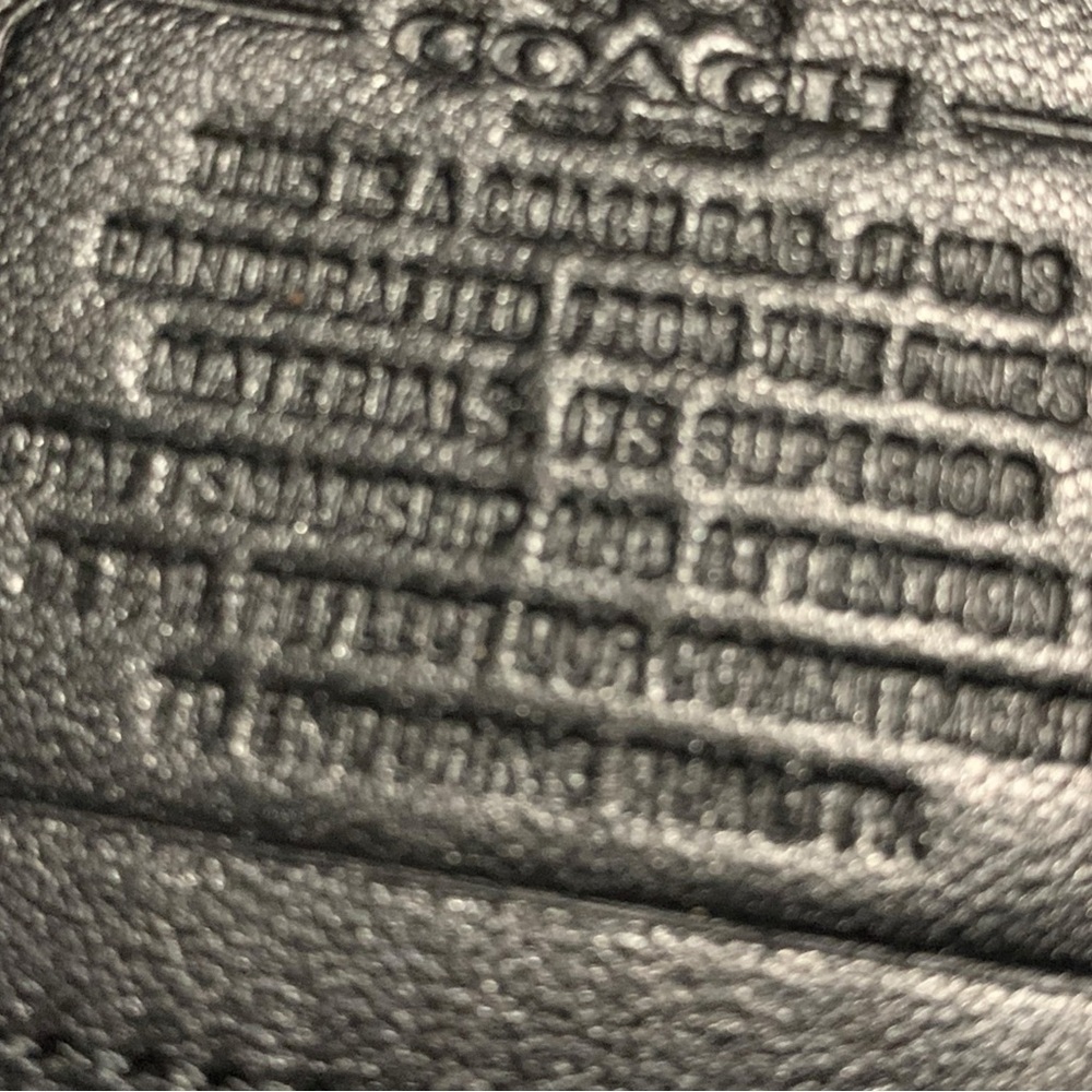 Coach Black and Blue Varsity Signature Tote Bag (item#ryan) - Picture 10 of 10
